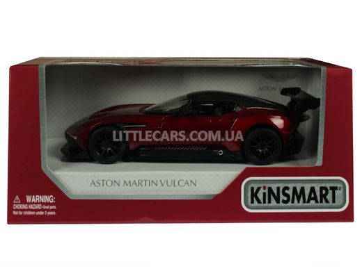 Іграшкова металева машинка Kinsmart Aston Martin Vulcan червоний KT5407WR фото