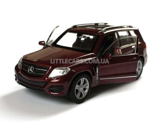 Іграшкова металева машинка Welly Mercedes-Benz GLK темно-червоний 43684CWDR фото