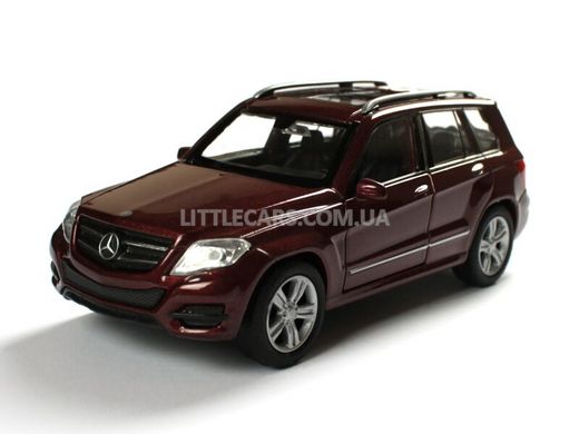 Іграшкова металева машинка Welly Mercedes-Benz GLK темно-червоний 43684CWDR фото