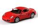 Іграшкова металева машинка Kinsmart Porsche Cayman S червоний матовий KT5371WR фото 1