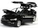 Іграшкова металева машинка Tesla Model X 90D Автопром 6603 1:32 чорна 6603BL фото 2