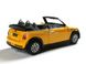Іграшкова металева машинка Kinsmart Mini Cooper S Convertible жовтий KT5089WRY фото 3