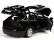 Іграшкова металева машинка Tesla Model X 90D Автопром 6603 1:32 чорна 6603BL фото 3