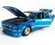 Іграшкова металева машинка Ford Mustang Shelby GT500 Harley Davidson 1:32 АвтоСвіт AP-1796 синій AP-1796B фото 2