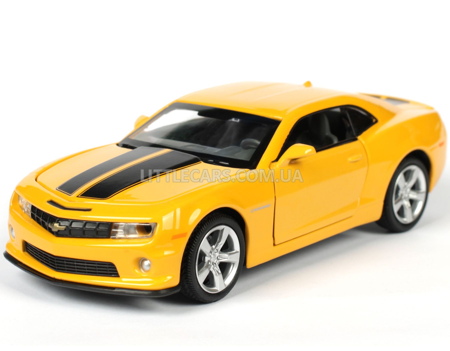 Купить Металлическая модель машины Автопром Chevrolet Camaro SS 2013 1:32  желтый 68335Y в интернет магазине LITTLECARS