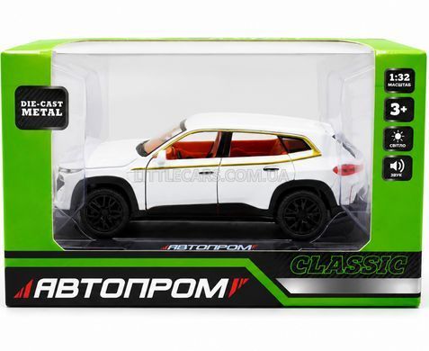 Іграшкова металева машинка BMW XM 1:34 Автопром AP74239 біла AP74239W фото