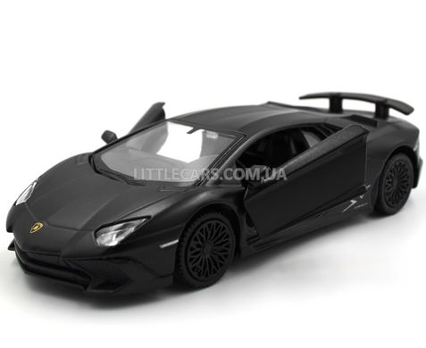 Металлическая модель машины Lamborghini Aventador SV Coupe 2015 1:39 RMZ City 554990 черный матовый 554990MBL  фото