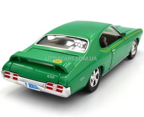 Металева модель машини Pontiac GTO 1969 Judge 1:24 Автосвіт AP-1901 зелений AP-1901G фото