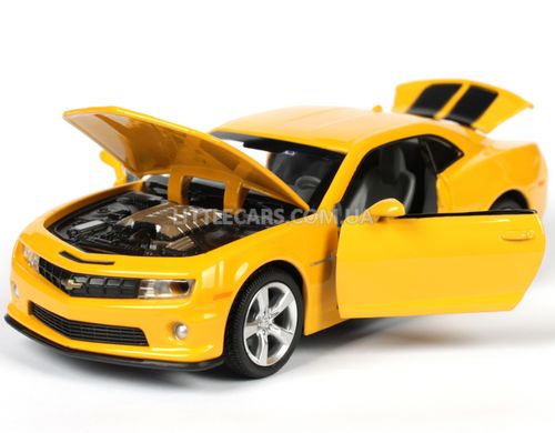 Іграшкова металева машинка Автопром Chevrolet Camaro SS 2013 1:32 жовтий 68335Y фото