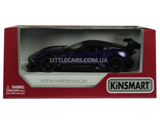 Іграшкова металева машинка Kinsmart Aston Martin Vulcan фіолетовий KT5407WB фото