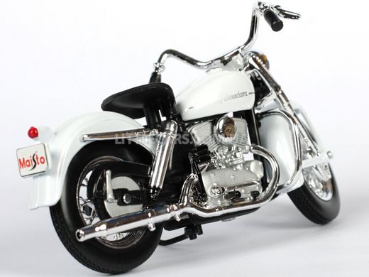 Мотоцикл Maisto Harley-Davidson 1952 K Model 1:18 белый 3936037W фото