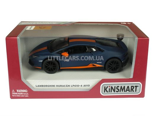 Моделька машины Kinsmart Lamborghini Huracan LP610-4 AVIO синий KT5401WB фото