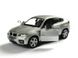Іграшкова металева машинка Kinsmart BMW X6 сірий KT5336WLG фото 2