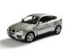 Іграшкова металева машинка Kinsmart BMW X6 сірий KT5336WLG фото 1