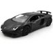 Іграшкова металева машинка Lamborghini Aventador SV Coupe 2015 1:39 RMZ City 554990 чорний матовий 554990MBL  фото 1