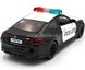Полицейская металлическая машинка BMW M4 G82 Автопром 68701j 1:33 черная 68701j фото 4