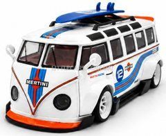 Іграшкова металева машинка Volkswagen Type 2 (T1) &ldquo;Bulli&rdquo; 1:30 Автопром AP74242 білий AP74242W фото