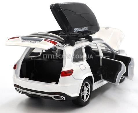 Іграшкова машинка Mercedes-Benz GLS 580 (X167) 1:32 Автосвіт AP-1813 білий з багажником AP-1813W фото