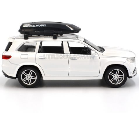 Іграшкова машинка Mercedes-Benz GLS 580 (X167) 1:32 Автосвіт AP-1813 білий з багажником AP-1813W фото