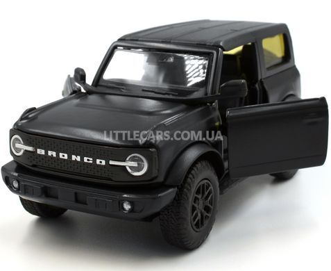 Іграшкова металева машинка Ford Bronco VI Two-door 1:37 RMZ City 554073 чорний матовий 554073MBL фото