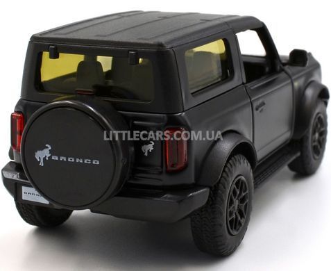 Іграшкова металева машинка Ford Bronco VI Two-door 1:37 RMZ City 554073 чорний матовий 554073MBL фото