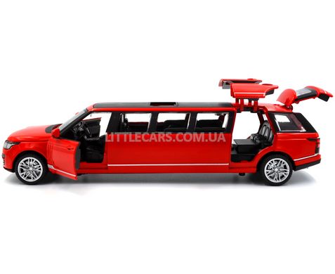 Модель лимузина Land Rover Range Rover Автопром 6622L 1:28 красный 6622LR фото