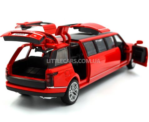 Модель лімузина Land Rover Range Rover Автопром 6622L 1:28 червоний 6622LR фото