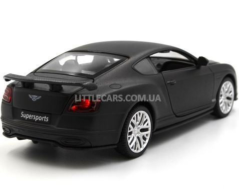 Моделька машины Bentley Continental GT Supersports Автопром 68434 1:32 черная матовая 68434MBL фото