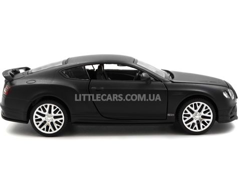 Модель машини Bentley Continental GT Supersports Автопром 68434 1:32 чорна матова 68434MBL фото
