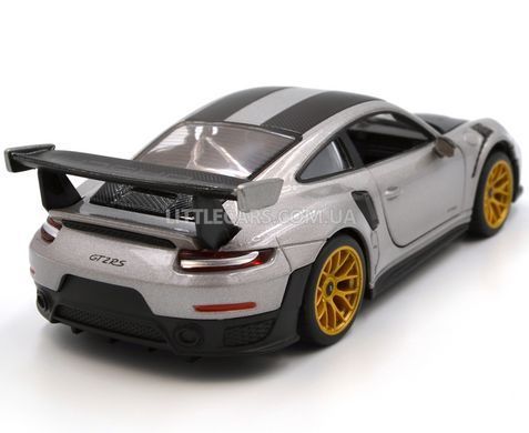 Модель машини Porsche 911 GT2 (991) GT2 RS Scale Автопром 68705 1:32 сірий 68705G фото