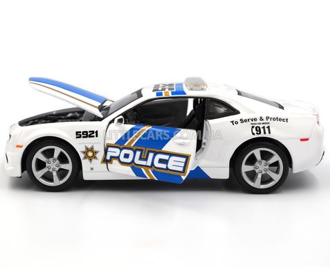Полицейская машинка Chevrolet Camaro SS RS 2010 1:24 Maisto 31208 белый 31208WP фото