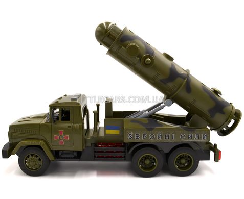 Военная машина КРАЗ ракетный комплекс Автопром 1:16 KR-2202-02 KR-2202-02 фото