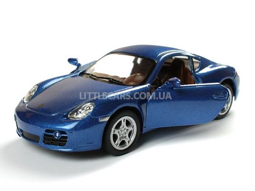 Іграшкова металева машинка Kinsmart Porsche Cayman S синій KT5307WB фото