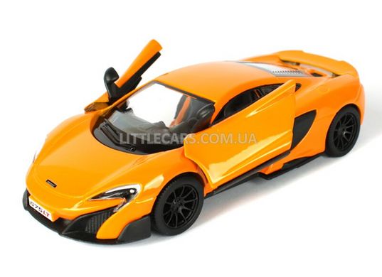 Іграшкова металева машинка Kinsmart McLaren 675LT помаранчевий KT5392WO фото