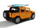 Моделька машины Kinsmart Hummer H2 SUT 2005 желтый с доской для серфинга KT5097WSBY фото 3