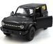 Іграшкова металева машинка Ford Bronco VI Two-door 1:37 RMZ City 554073 чорний матовий 554073MBL фото 2