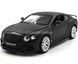 Модель машини Bentley Continental GT Supersports Автопром 68434 1:32 чорна матова 68434MBL фото 1