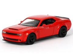 Моделька машины RMZ City Dodge Challenger SRT Demon 1:40 красный 554040R фото