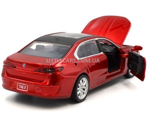 Іграшкова машинка BMW 7 Series (G70) 1:32 з зарядною станцією Автопром 68730 червона 68730R фото