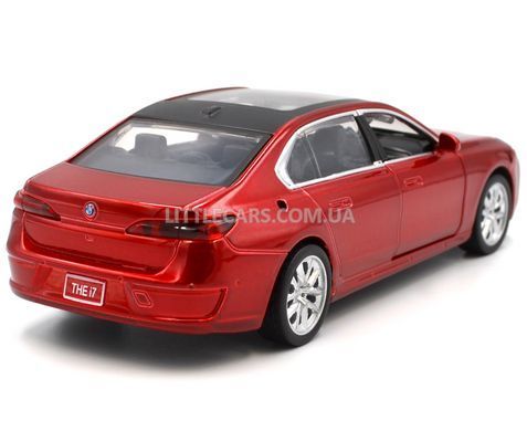 Іграшкова машинка BMW 7 Series (G70) 1:32 з зарядною станцією Автопром 68730 червона 68730R фото