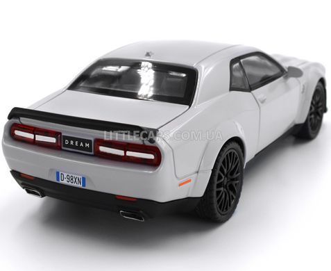 Іграшкова металева машинка Dodge Challenger SRT Hellcat 1:32 Автосвіт AP-1992 сірий AP-1992G фото