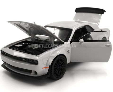 Іграшкова металева машинка Dodge Challenger SRT Hellcat 1:32 Автосвіт AP-1992 сірий AP-1992G фото