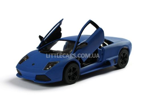 Іграшкова металева машинка Kinsmart Lamborghini Murciélago LP640 синя матовая KT5370WMB фото