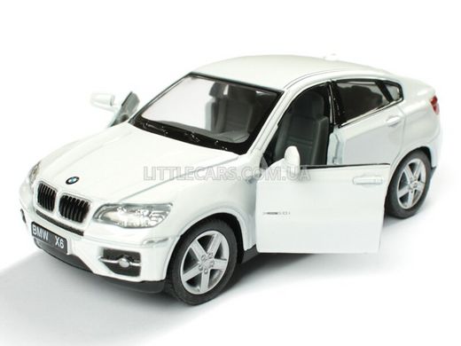 Іграшкова металева машинка Kinsmart BMW X6 білий KT5336WW фото