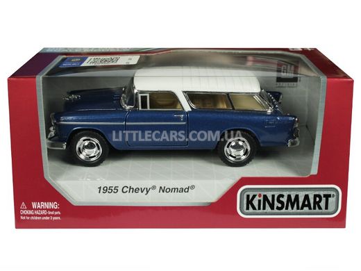 Моделька машины Kinsmart Chevrolet Chevy Nomad 1955 синий KT5331WB фото