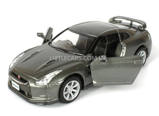 Іграшкова металева машинка Kinsmart Nissan GT-R (R35) 2009 сірий KT5340WG фото