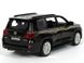 Іграшкова металева машинка Автопром Toyota Land Cruiser 200 1:32 чорний 6608BL фото 4