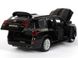 Іграшкова металева машинка Автопром Toyota Land Cruiser 200 1:32 чорний 6608BL фото 3