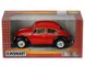 Іграшкова металева машинка Kinsmart Volkswagen Classical Beetle 1967 1:24 червоно-чорний KT7002WER фото 4