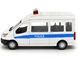 Полицейская модель машины Ford Transit Police 1:52 Автопром 4373 белый 4373P фото 3